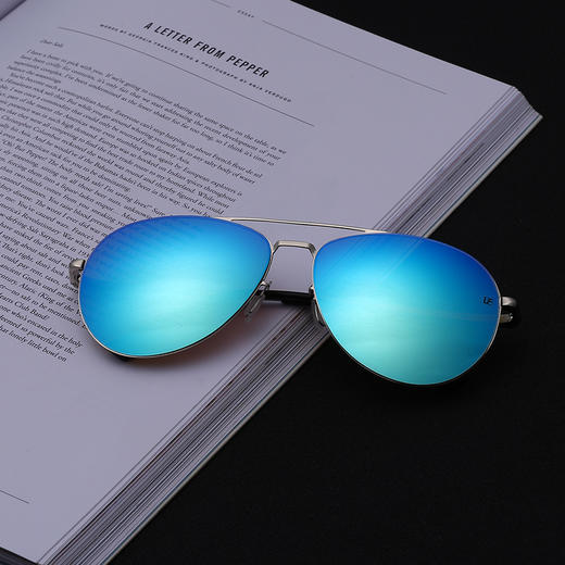 （眼镜）新款偏光太阳镜女士高清蛤蟆镜记忆框个性偏光墨镜太阳眼镜潮 商品图3