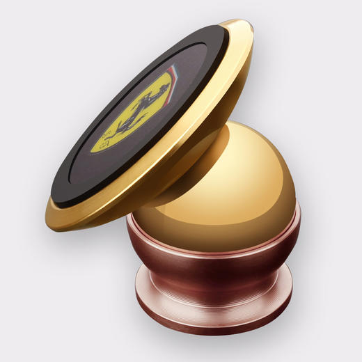 车载手机支架磁性吸盘式导航仪表台多功能汽车通用手机座创意磁铁 商品图1