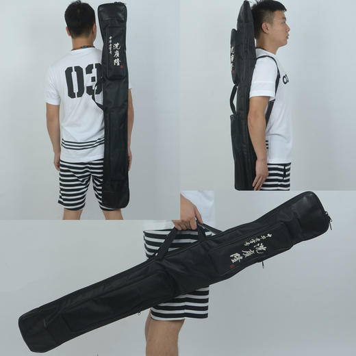 沈广隆太极剑袋刀剑袋双层加厚牛筋布 加长武术多功能刀剑套sgl-J-031 商品图5