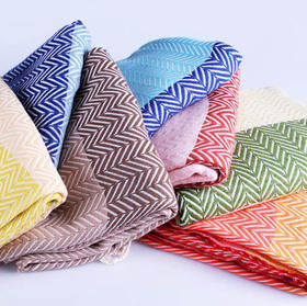 【多用途】土耳其进口纯棉手工浴巾/披肩（Sherbath）