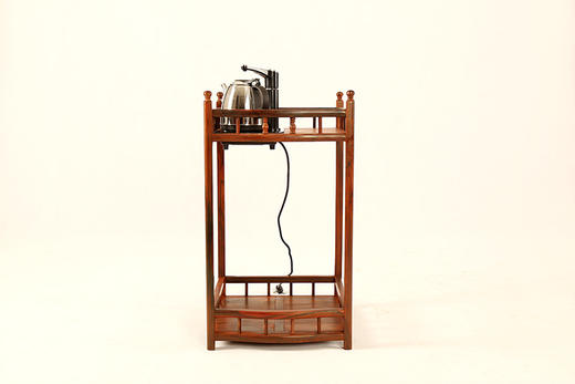 大红酸枝围栏式茶水架送电热水壶套装 (运费到付) 商品图7