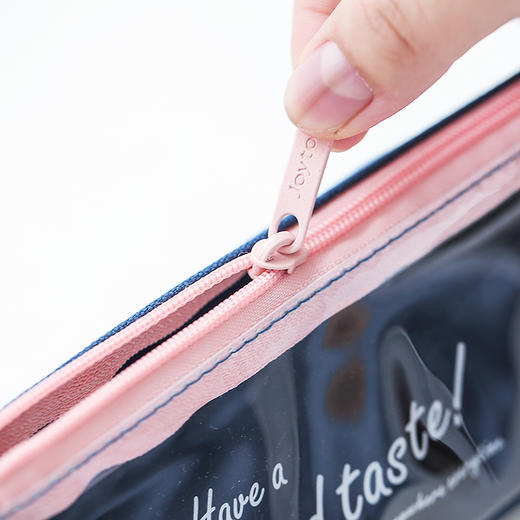 夏日清爽冰纷果味三角笔袋帆布pvc三角形笔袋学生文具收纳盒