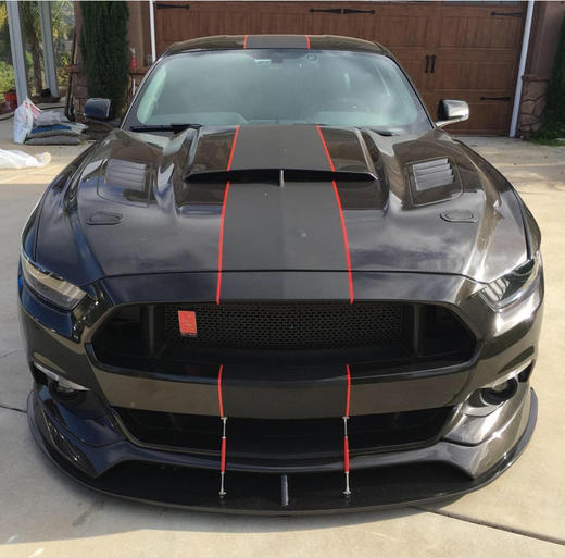 定制七款双面真碳纤机盖 15-18款野马专用（美国AC原厂正品）邮费默认到付 商品图1