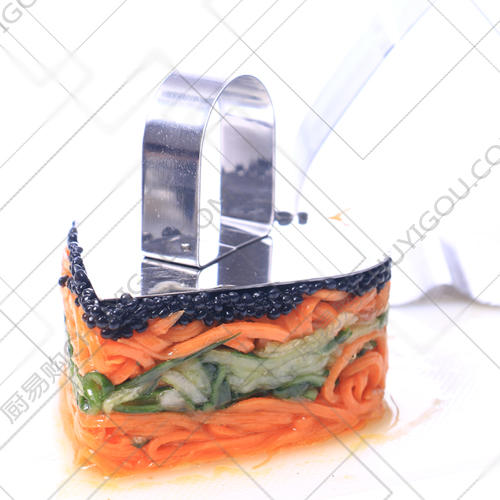 心形塑形模具 不锈钢塑形模具 融合菜 凉菜塑形模具 商品图2