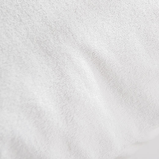 维美家纺 防水抗菌枕套酒店白色防尘毛巾布枕头保护套单人居家 商品图4