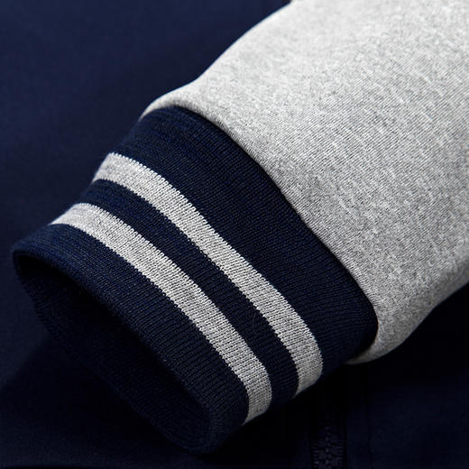 【套装男】秋冬款青少年长袖休闲运动套装 棒球服加绒卫衣套装男 商品图2