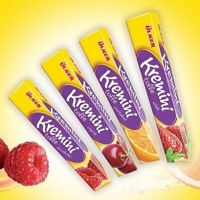 土耳其进口太妃糖  (樱桃/西瓜/草莓/橙子/山莓/牛奶) 44g /ULKER KREMINI TOFFEE 商品图0