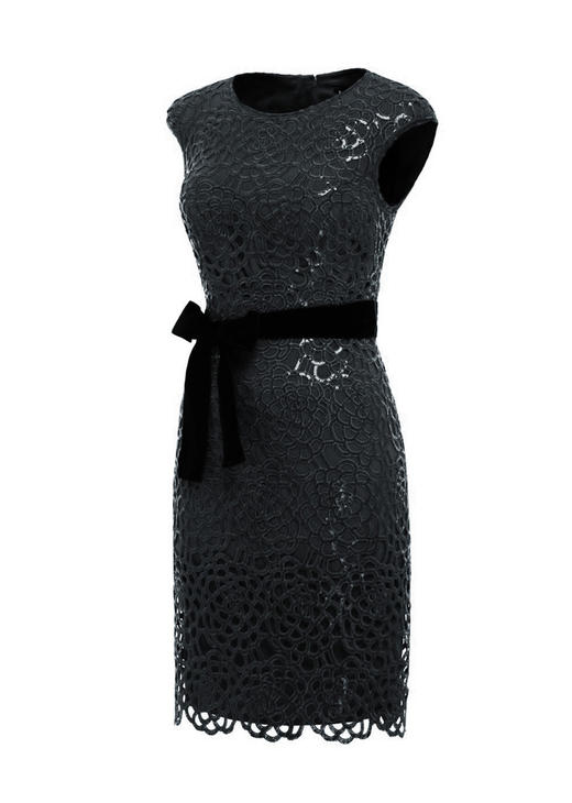 （纯手工）无缝蕾丝S型小礼服  1501107 商品图1