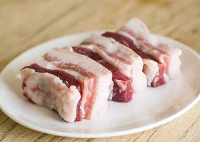 远谷散养黑猪五花1斤装