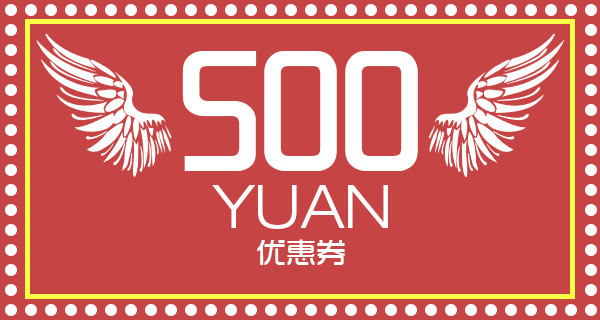 500元优惠券