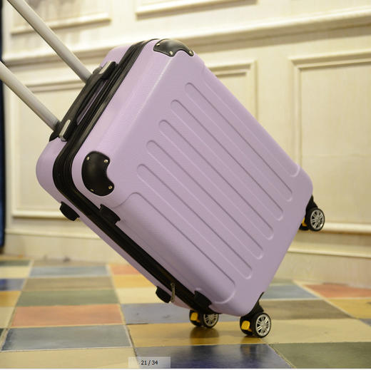 【服饰鞋包】ABS旅行箱24寸女万向轮登机箱行李箱硬箱 商品图0