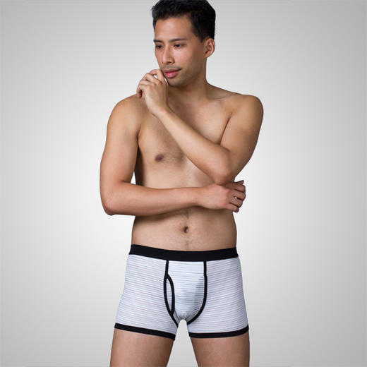 NM21008 【1条】男士超细锦纶休闲平角裤（5色可选） 商品图3