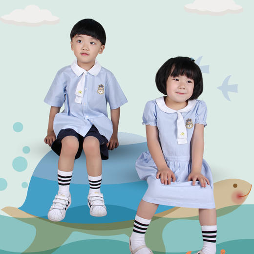 【限时特卖】男童短袖衬衫   男童短裤   女童短袖连衣裙 商品图1