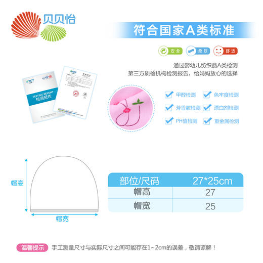 贝贝怡月子帽产后做坐月子头巾春夏季薄款孕妇帽 商品图2