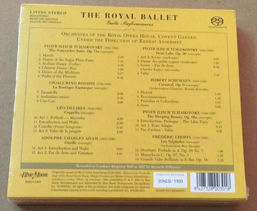 BMSA2301 皇家芭蕾Ansermet.The Royal Ballet 2SACD 限量版 商品图1