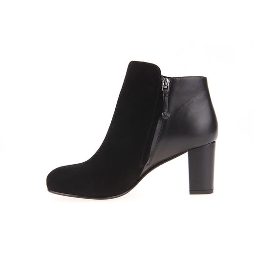 sheme 经典 反绒 nappa 刺绣  羽毛 短靴 商品图3