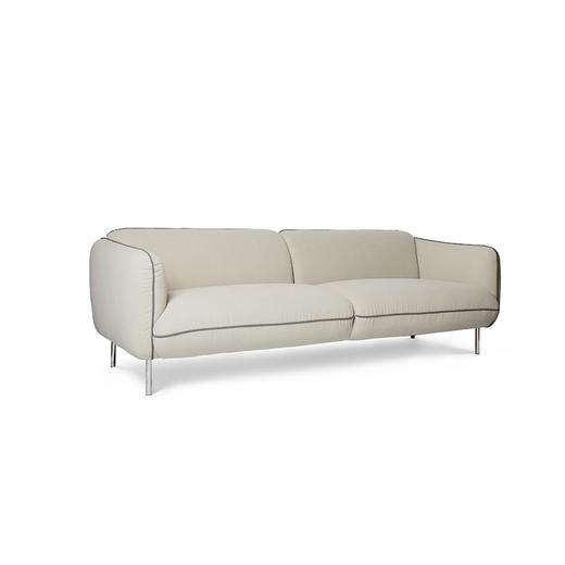 【尖叫设计】 托马森 S-986  米灰 单人沙发/三人沙发 商品图2