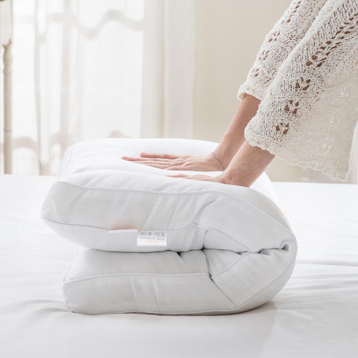 维美家纺 凉感纤维枕头夏季空调枕芯透气成人枕护颈健康专柜正品 商品图1