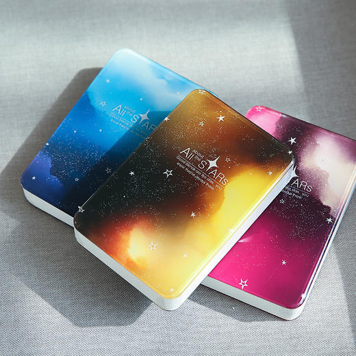 三年二班唯美星空亚克力裸装本个性加厚笔记本文具记事本子