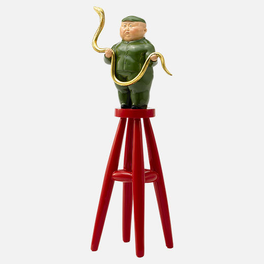 稀奇艺术瞿广慈《蛇王》限量版收藏级雕塑作品 商品图3