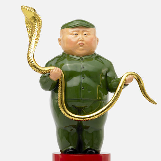 稀奇艺术瞿广慈《蛇王》限量版收藏级雕塑作品 商品图4