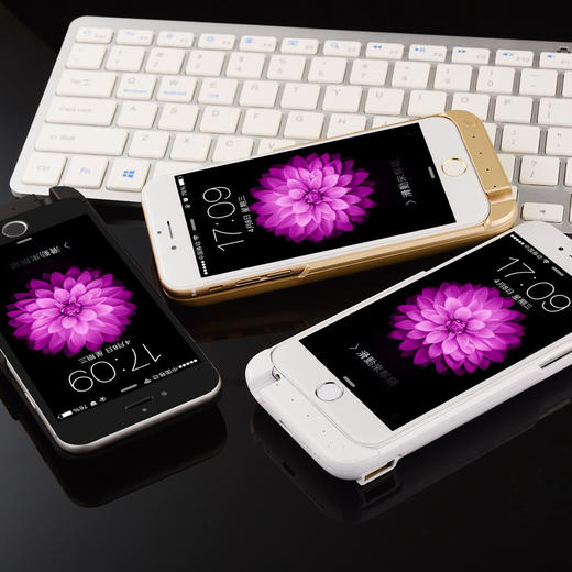 【移动电源】。苹果专用充电宝6plus iPhone6/6s背夹电池 代无线充电移动电源 商品图1