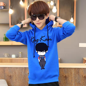 【卫衣男】时尚男士卫衣套头连帽男卫衣春夏装运动服男士运动学生青少年