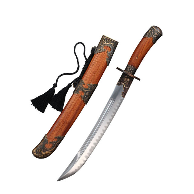 蒋氏刀剑 五枚合小清刀龙泉宝剑 未开刃