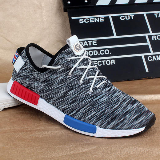 【服饰鞋包】透气运动鞋时尚休闲鞋爆米花透气网面椰子男鞋网布 商品图0