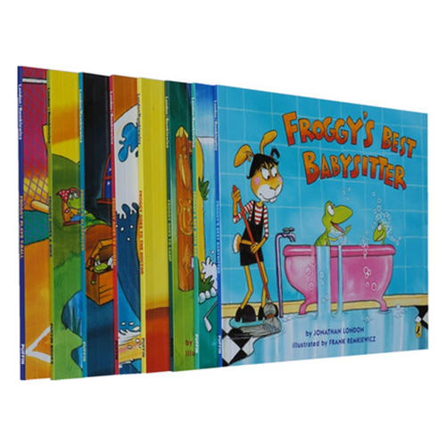Froggy青蛙小吉系列8册套装  【英文原版绘本】 商品图0