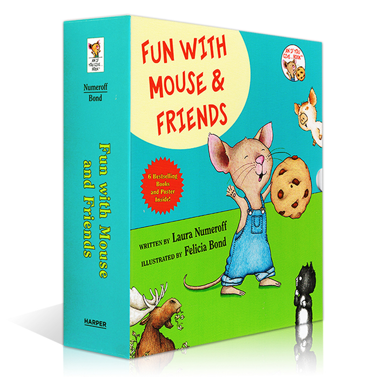 【英文原版绘本】If You Give Mouse Cookie系列 6册 六个经典故事廖彩杏书单启蒙绘本精装