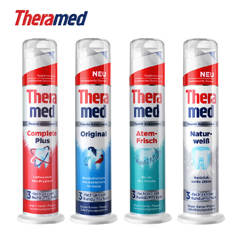 德国 汉高 泰瑞美 立式按压牙膏系列 【2支装】