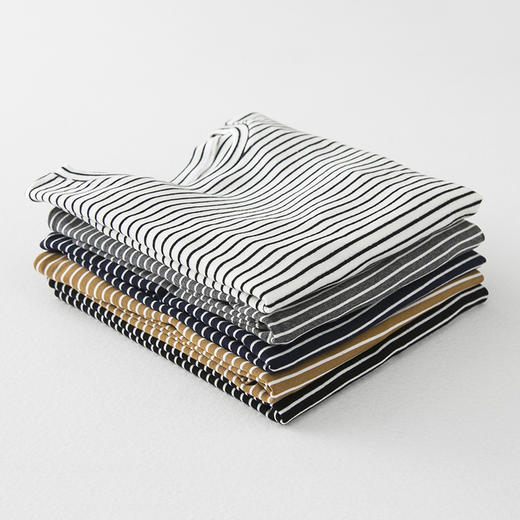 【服饰鞋包】秋冬新品女装条纹长袖女T恤 经典百搭打底衫修身显瘦上衣 商品图3