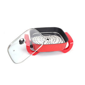 【家用电器】多功能养生锅 电火锅四方锅电锅