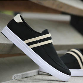 【服饰鞋包】秋款乐福男鞋休闲鞋男士老北京一脚蹬运动单鞋经典帆布鞋