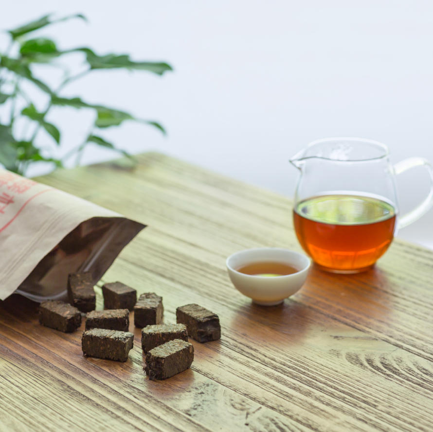 璞林雅集2010年黑砖切粒黑茶