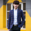 【服饰鞋包】男士西装外套秋季韩版男装青年修身西服大格子小西装男式休闲 商品缩略图0