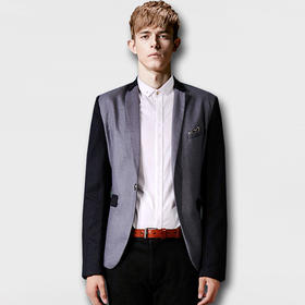 【服饰鞋包】西装男式休闲韩版男装外套秋季新款青年一粒扣小西装男士西服