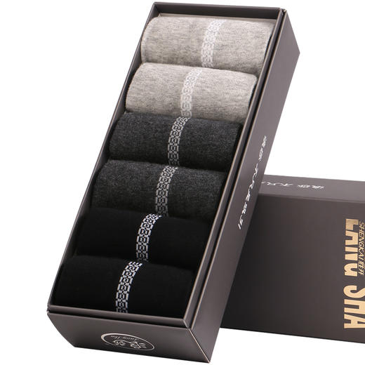 夏季薄款透气浪莎防臭运动袜商务男袜 商品图2