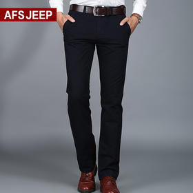 【服饰鞋包】AFS JEEP战地吉普春男士休闲裤 直筒男裤大码水洗