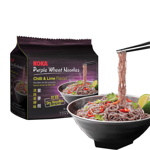 【面条】*新加坡进口方便面KOKA可口紫麦快熟面多个口味选择300g 商品图0