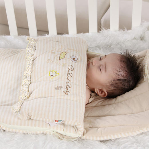 【睡袋】秋冬季婴儿棉防踢分腿式空调房睡袋 商品图0