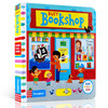 英文原版 Busy Bookshop 忙碌的书店 幼儿早教机关抽拉玩具纸板书 商品缩略图0