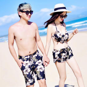 【泳装】.泳衣 时尚甜蜜浪漫情侣款泳装男沙滩裤