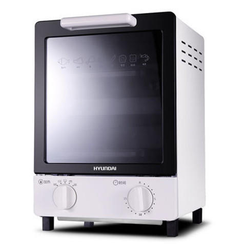 【烤箱】。HYUNDAI 现代 GH12A 立式小烤箱厨房家用迷你多功能烤箱双层烤 商品图0