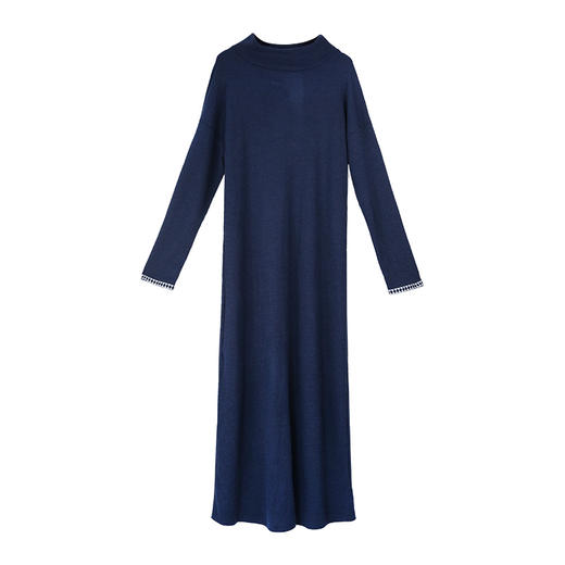 【岩蓝针织超长连衣裙】现货发售 商品图4