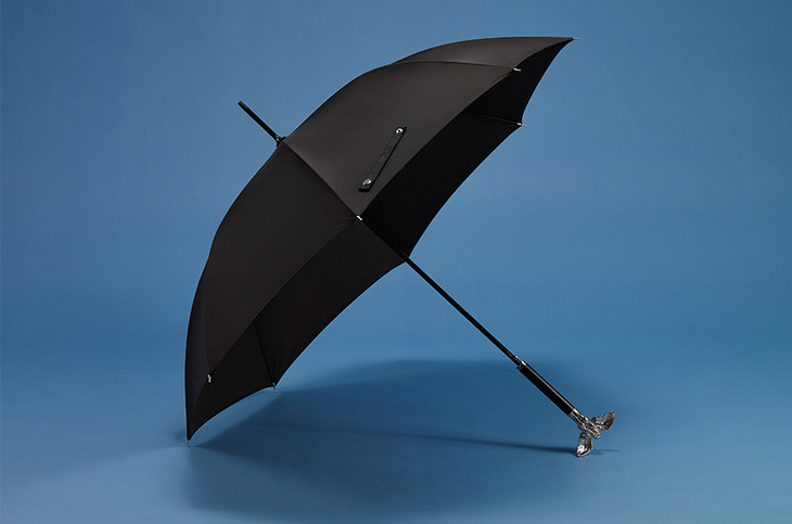 【稀奇艺术】 不散 - 不伞 匠人系列纯手工天使黑色直柄晴雨伞 定制