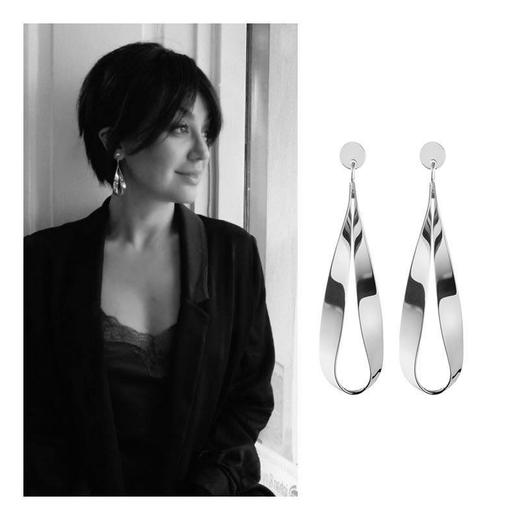 断货｜Dyrberg/Kern－SCULPTURE系列－ARC 耳环［丹麦设计师］ 商品图4