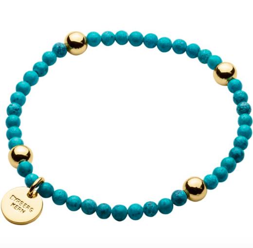 北京仓｜Dyrberg/Kern－PRIMITIVE系列－JUANA绿松石 手链［丹麦设计师］ 商品图0