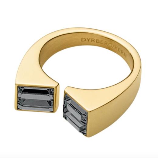 北京仓｜Dyrberg/Kern－ARCHITECT系列－CADRE 戒指（灰色）［丹麦设计师］ 商品图0